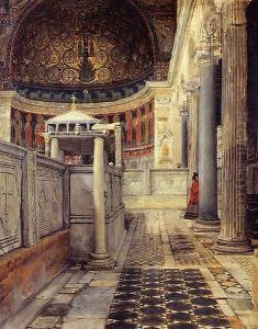 Interior Of The Church Of San Clemente Rome