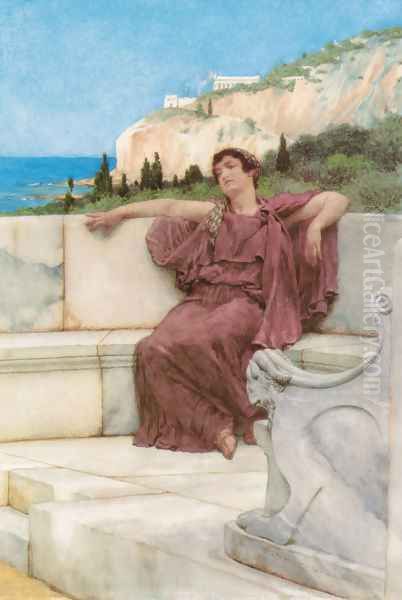 A Female Figure Resting (or Dolce far Niente) - view 1
