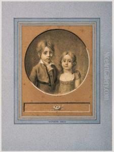 Portrait De Garcon Etfillette by Jean-Francois Soiron
