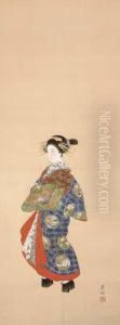 Courtesan by Yamaguchi Soken