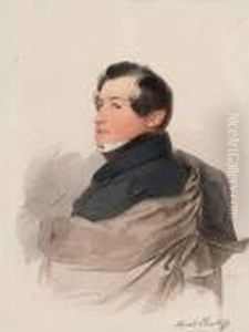 Portrait Of Alexei Nikolaevich Zubov (1798-1864) by Piotr Fedorovich Sokolov