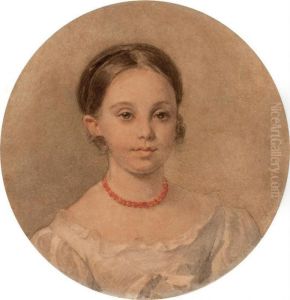Portrait Of A Girl by Piotr Fedorovich Sokolov