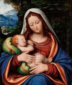 Madonna Col Bambino by Andrea Solario