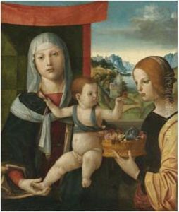 The Madonna And Child With Saint Dorothy