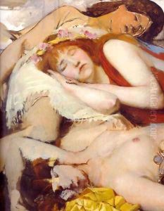 Exhausted Maenides after the Dance