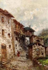 Vicolo Di Paese Montano by Arnoldo Soldini