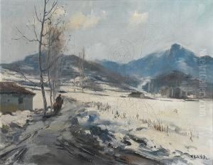 Winter Landscape by Vicenc Sole Jorba