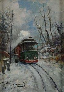 Tram Per Malpensa by Giuseppe Solenghi