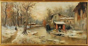 Paesaggio Invernale by Giuseppe Solenghi