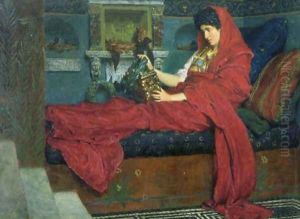 Agrippina With The Ashes Of Germanicus by Sir Lawrence Alma-Tadema