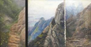 "vistas De Montserrat". by Domingo I Solergili
