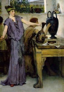 Pottery Painting by Sir Lawrence Alma-Tadema