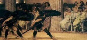 A Pyhhric Dance by Sir Lawrence Alma-Tadema