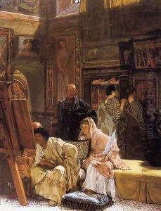 The Picture Gallery by Sir Lawrence Alma-Tadema