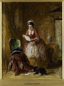 The Billet-doux by Abraham Solomon