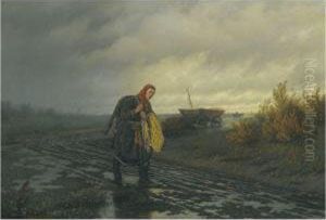 The Stormy Road by Leonid Ivanovic Solomatkin