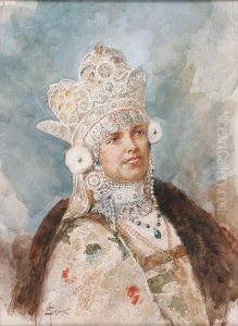 Portrait D'une Princesse En Costume