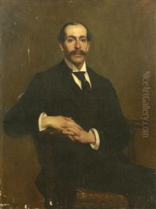 Portrait Ofa Gentleman by Solomon Joseph Solomon