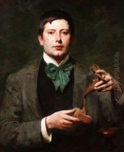 Portrait Of George Frampton, A.r.a. by Solomon Joseph Solomon