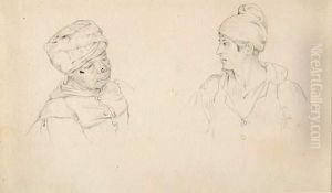 Afrikanerin Und Gondoliere. by Hermann Wilhelm Soltau