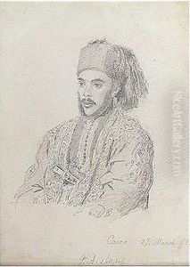 Portrait Of A Turk, Cairo by Alexis, Prince Soltykoff