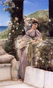 Thou Rose of all the Roses by Sir Lawrence Alma-Tadema