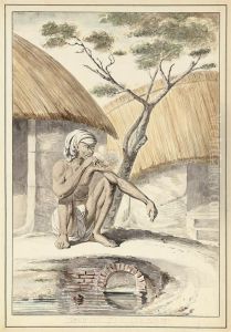 Smoking The Cheroot by Balthazar Solvyns