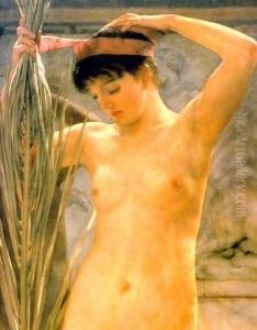 A Sculptor's Model - detail (or Venus Esquilina) by Sir Lawrence Alma-Tadema