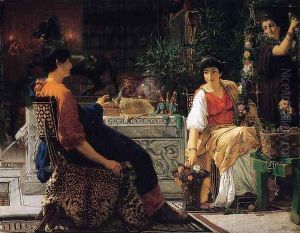 Preparations for the Festivities by Sir Lawrence Alma-Tadema