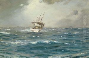The Chilean Navy's Training Ship
General Baquedano
Off Las Evangelistas, Chile by Thomas Jacques Somerscales