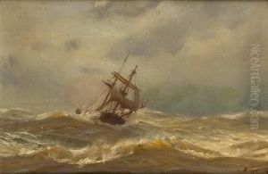 On The Open Seas by Thomas Jacques Somerscales