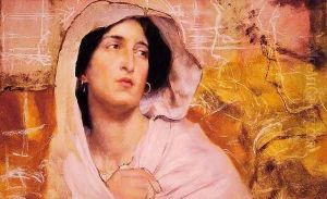 Portrait of a Woman by Sir Lawrence Alma-Tadema