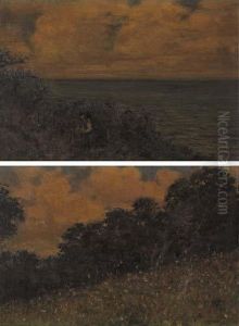 Paesaggio Sul Mare by Giulio Sommati Di Mombello