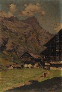 Paesaggio Montano by Giulio Sommati Di Mombello
