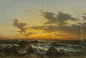 Sonnenuntergang An Felsiger
Meereskuste by Carl August Sommer