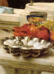 Preparation In The Coliseum Detail by Sir Lawrence Alma-Tadema