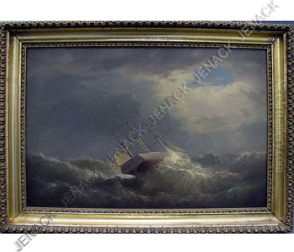 Ship Tossed At Sea - view 1
