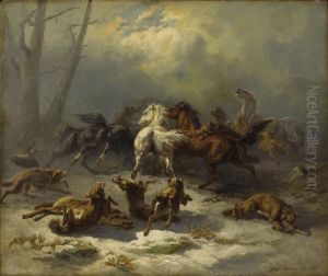 The Struggle Of Life by Otto Sommer