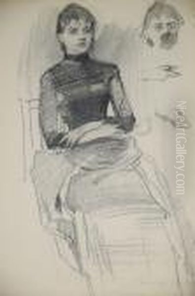 Seated Female Study - view 1
