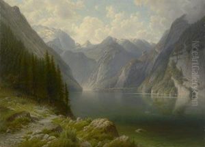 Blick Uber Den Konigssee Mit St. Bartholoma