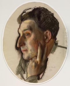 Portrait Of M.g. Lukianov In Profile Portrait Of M.g. Lukianov In Profile