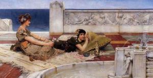Loves Votaries by Sir Lawrence Alma-Tadema