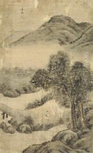 Landscape With Figure by Chong Son