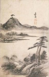 Scholar In A Landscape by Chong Son