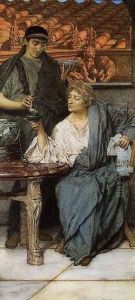 The Roman Wine Tasters by Sir Lawrence Alma-Tadema