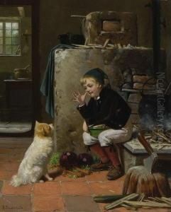 "ein Abgewiesener
Bettler". by Fritz Sonderland