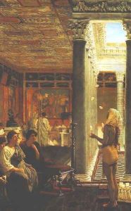 Un jongleur (A juggler) by Sir Lawrence Alma-Tadema