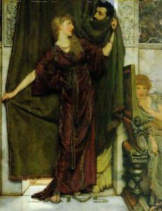 Not at Home by Sir Lawrence Alma-Tadema