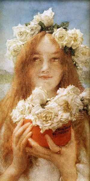 Summer Offering (or Young Girl with Roses) - view 1