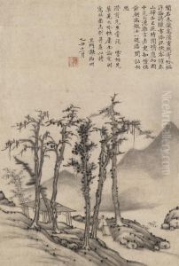 Hiking In The Spring Mountains by Xie Songzhou